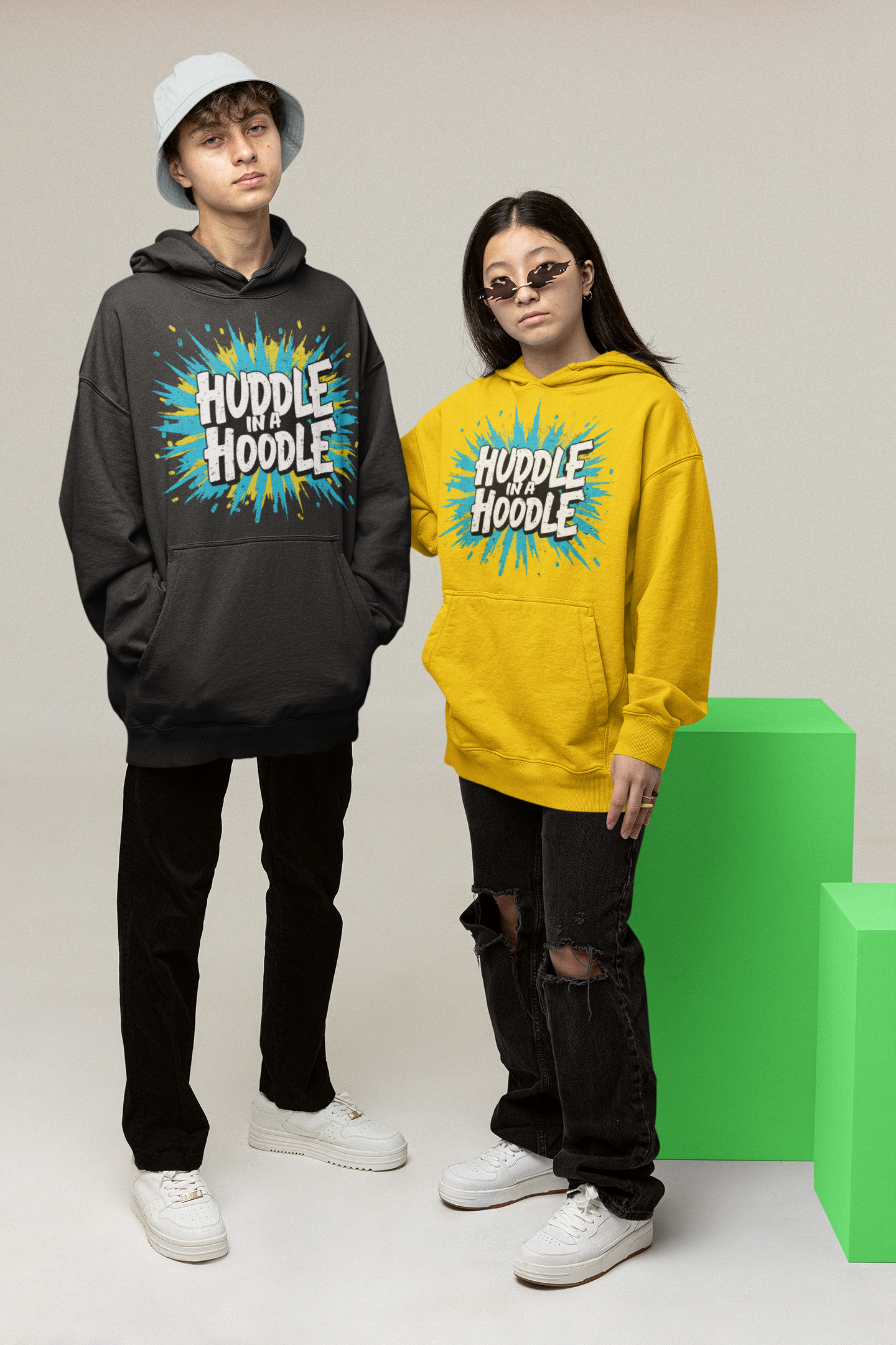 Hugwear Huddle in a Hoodle - Hoodie Premium Unisex